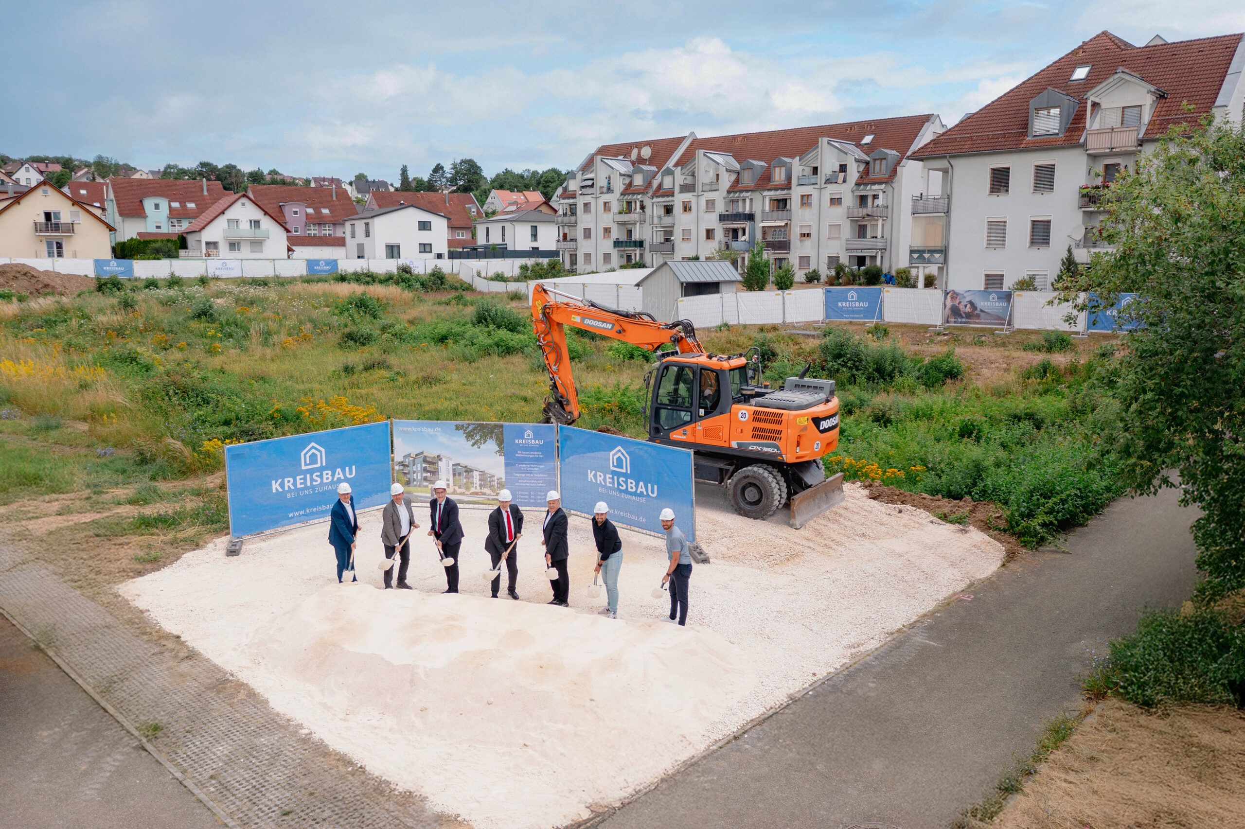Spatenstich für neues Wohnprojekt in Giengen